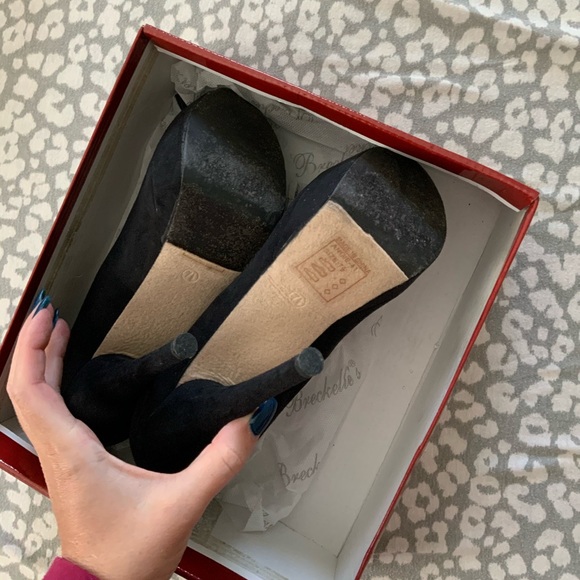 Black Platform Heels size 7.5 - Picture 6 of 8